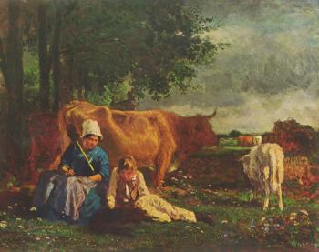 康斯坦 特羅榮 Pastoral Scene 康斯坦 特羅榮 Pastoral Scene